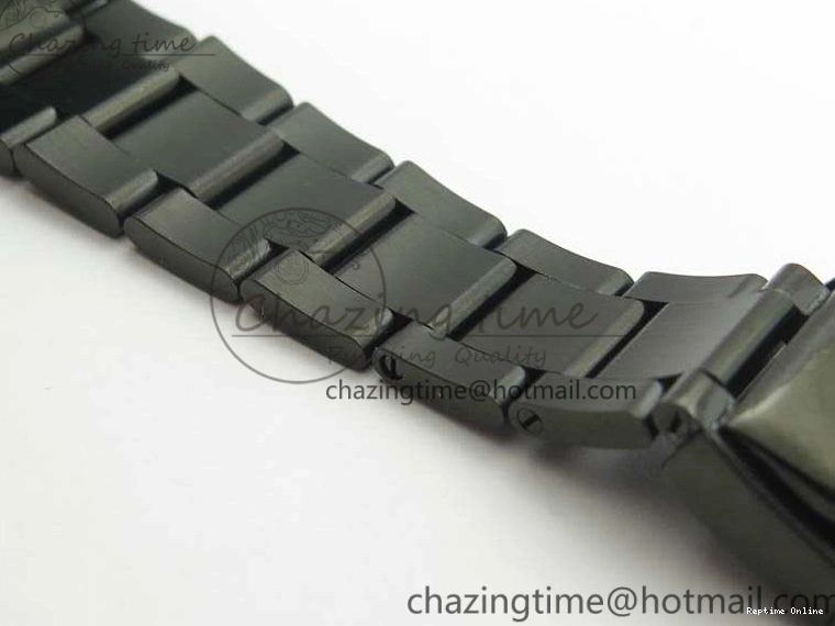 0415 Modern Daytona Kravitz YG DLC BP Maker Best Edition Black Dial On DLC Bracelet A4130 (Free Leather Strap) 3572